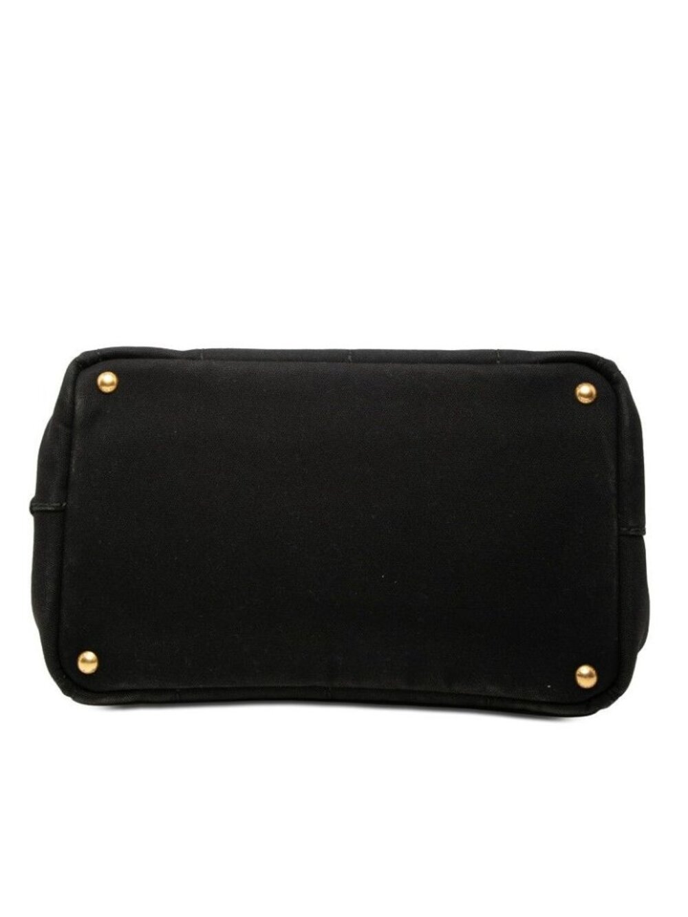 Prada Canapa Tote Black Canvas - Picture 3 of 5